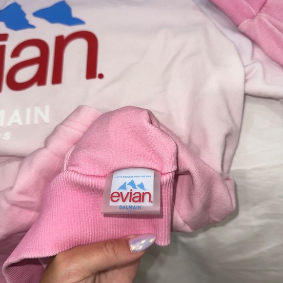 Balmain x Evian gradient-effect hoodie - Picture 6 of 8